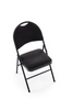 Krzesło składane K566 w kolorze czarno-popielatym 