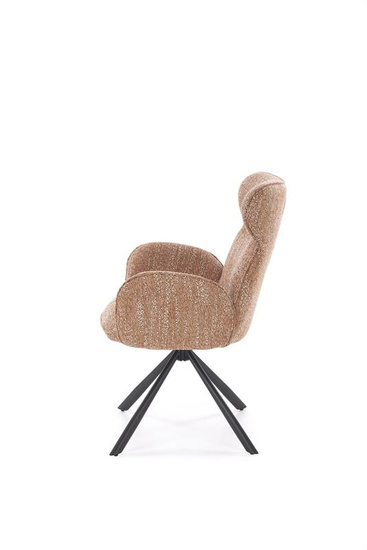 Krzesło z obrotowym siedziskiem K571 w cynamonowym kolorze