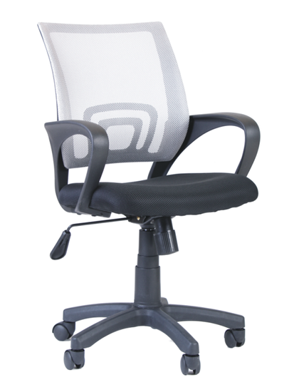 Młodzieżowy fotel biurowy BINGO w tkaninie SZARY