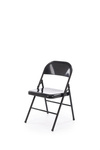 Krzesło składane K565 w kolorze czarnym