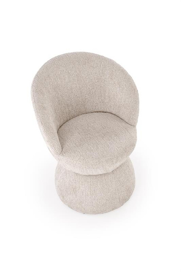 Krzesło z funkcją obrotu K581 w beżowym odcieniu