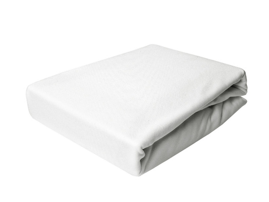 Prześcieradło z Gumką białe Janet 01 Jersey 140 x 200 AROPOS