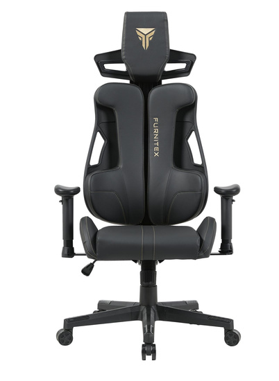 Fotel obrotowy gamingowy PRESTIGE w kolorze czarnym