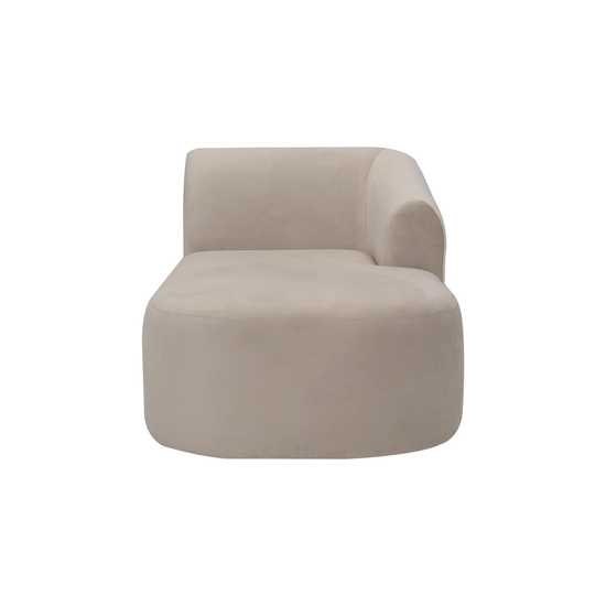 Nowoczesny SZPO - Szezlong Owal OPTICO prawy