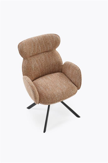 Krzesło z obrotowym siedziskiem K571 w cynamonowym kolorze