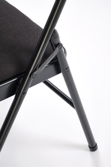 Krzesło składane K566 w kolorze czarnym