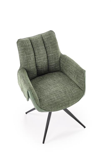 Krzesło z funkcją obrotu K579 w zielonym kolorze 