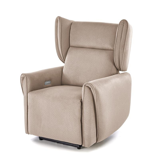 Fotel wypoczynkowy GELATO w beżowej tkaninie