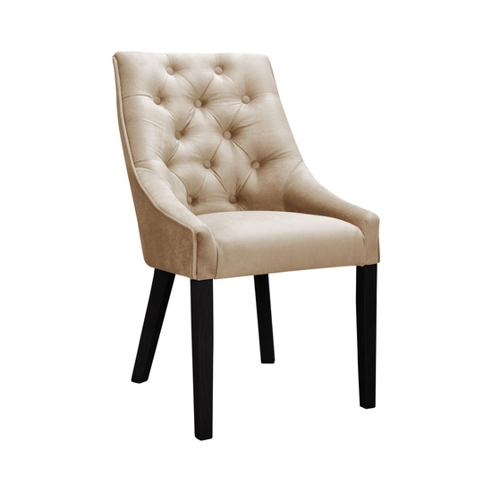 Eleganckie krzesło VIERA Chesterfield w stylu glamour