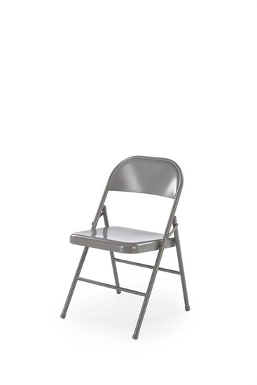 Krzesło składane K565 w kolorze popielatym 