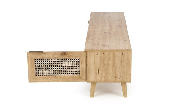 Stolik RTV BORNEO RTV-1 dąb artisan/czarny