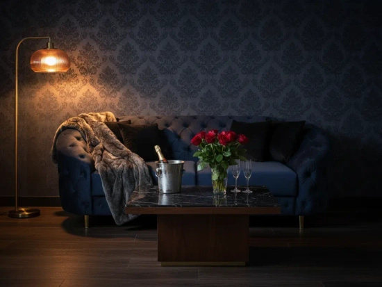 Pikowana kanapa LUCILLE 3-osobowa z funkcją spania i pojemnikiem na pościel