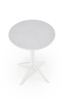 Okrągły stół CALVO w kolorze białym