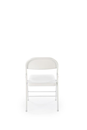 Krzesło składane K565 w kolorze białym 