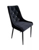 Tapicerowane krzesło MAXIMA PIK przeszyte geometrycznymi pikowaniami