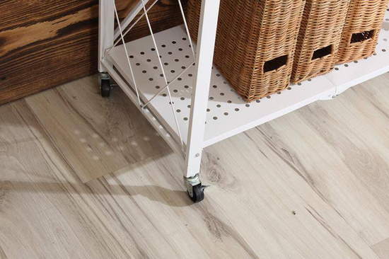 Metalowy regał składany z trzema półkami BRUNO 3P biały