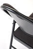 Krzesło składane K566 w kolorze czarno-popielatym 