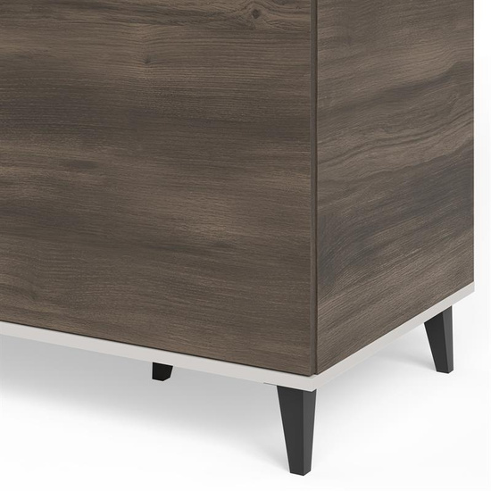 Szafa RANDOM 2 S-1 w kolorze kaszmir / orzech / czarny