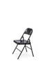 Krzesło składane K565 w kolorze czarnym 