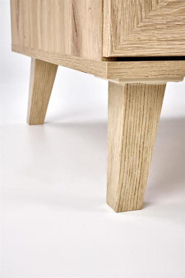 Ława BORNEO LAW-1 dąb artisan/czarny