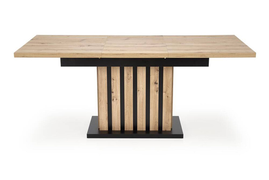 Nowoczesny stół rozkładany LAMELLO 180 dąb artisan/czarny
