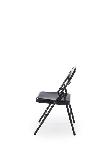 Krzesło składane K565 w kolorze czarnym 