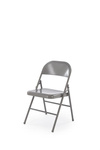 Krzesło składane K565 w kolorze popielatym