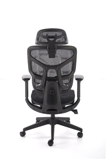 Fotel gabinetowy MACAR w czarnym kolorze