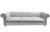 Pikowana sofa ROARK Chesterfield 3-osobowa