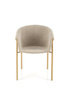 Krzesło K489 w kolorze beżowym 