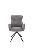 Krzesło z obrotowym siedziskiem K571 w popielatym kolorze
