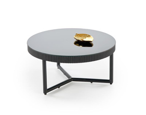 Ława COSMO S czarna okrągła fi60 cm