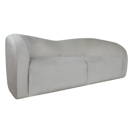 Designerska dwusobowa sofa AUSTIN II o opływowym kształcie
