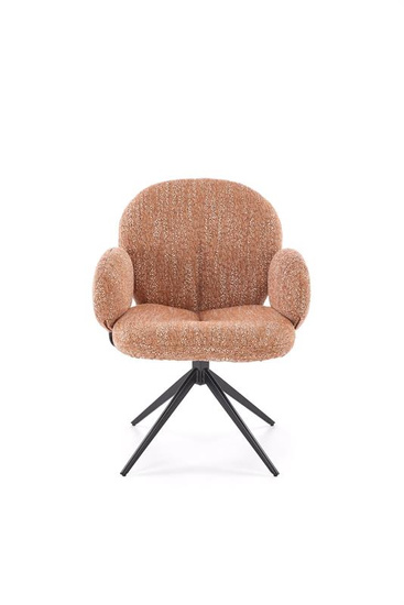 Krzesło z funkcją obracania K568 w kolorze cynamonowym