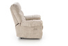 Fotel wypoczynkowy AMORE w beżowym kolorze z funkcją elektrycznego rozkładania