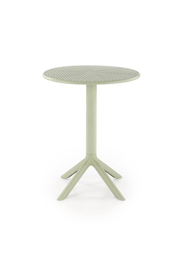 Okrągły stół CALVO w kolorze miętowym