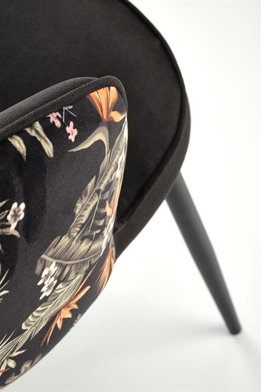 Krzesło K506 w kolorze wielobarwnym velvet 