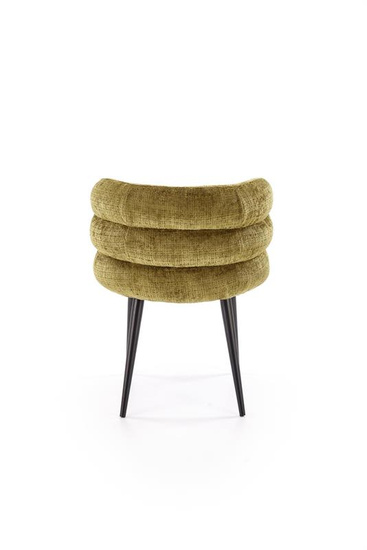 Krzesło kubełkowe K575 w oliwkowym kolorze