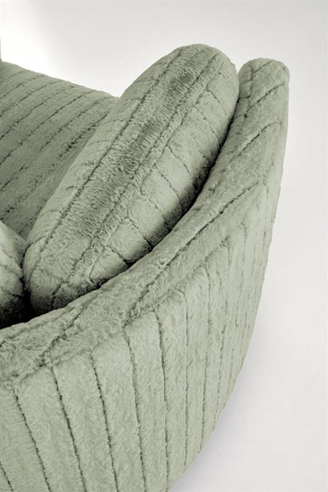 Elektryczny fotel wypoczynkowy PEGAS w kolorze miętowym z funkcją relaks