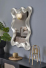 Lustro ścienne DECO w kolorze srebrny antyczny