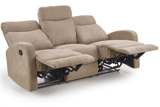 Sofa trzyosobowa z funkcją rozkładania OSLO 3S beżowy