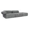 Sofa modułowa MORATA SL+S+P z dostawną pufą i ruchomym podłokietnikiem