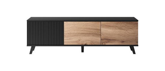 Stolik RTV RANDOM RTV-1 150 cm dąb wotan/czarny