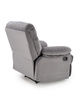 Elegancki fotel wypoczynkowy DRAGER w kolorze popielatym