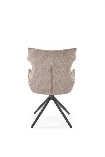 Krzesło z obrotowym siedziskiem K573 w beżowym kolorze