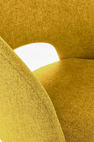 Krzesło K373 w kolorze musztardowym 