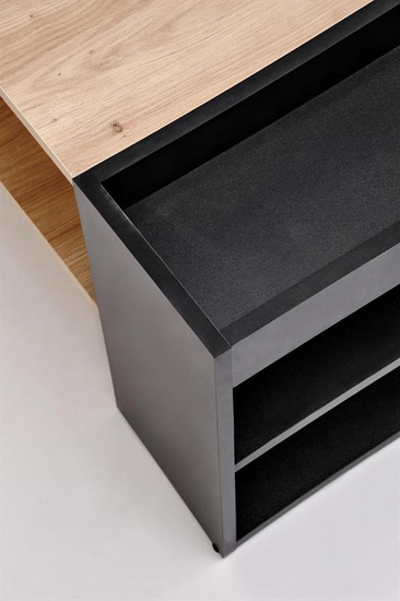 Nowoczesny stolik kawowy MURCIA w kolorze dąb artisan / czarny