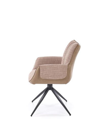 Krzesło z funkcją obrotu K579 w brązowym kolorze