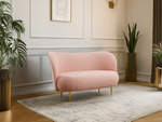 Nowoczesna sofa IKARO II ze złotymi nogami