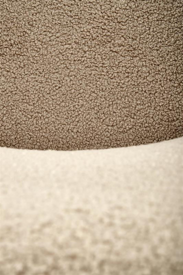 Krzesło K498 w kolorze cappuccino boucle